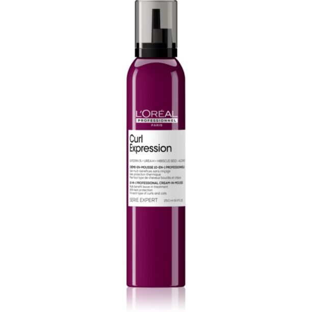 L’Oréal Professionnel Serie Expert Curl Expression spumă de coafat pentru definirea și forma coafurii pentru par ondulat si cret 250 ml preţ