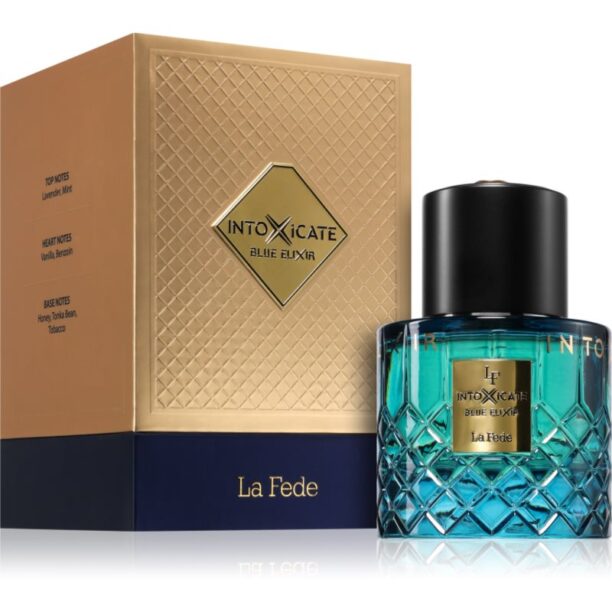 Cumpăra La Fede Intoxicate Blue Elixir Eau de Parfum pentru bărbați 100 ml