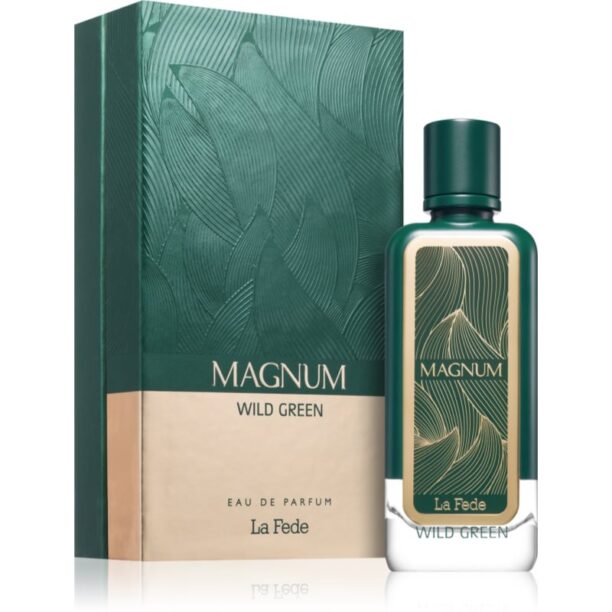 Cumpăra La Fede Magnum Wild Green Eau de Parfum pentru bărbați 100 ml