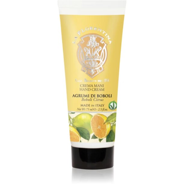 La Florentina Boboli Citrus Hand Cream cremă naturală de mâini citrice 75 ml