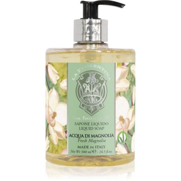 La Florentina Fresh Magnolia Liquid Soap Săpun natural pentru mâini magnolie 500 ml