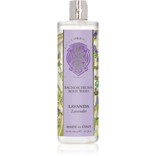 La Florentina Lavender Body Wash gel de duș natural cu esente de lavanda 500 ml