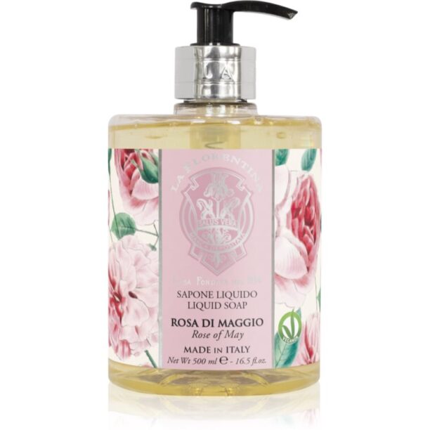 La Florentina Rose of May Liquid Soap Săpun natural pentru mâini 500 ml