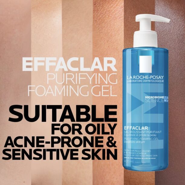 Original La Roche-Posay Effaclar gel spumant de curatare pentru ten gras si problematic 400 ml