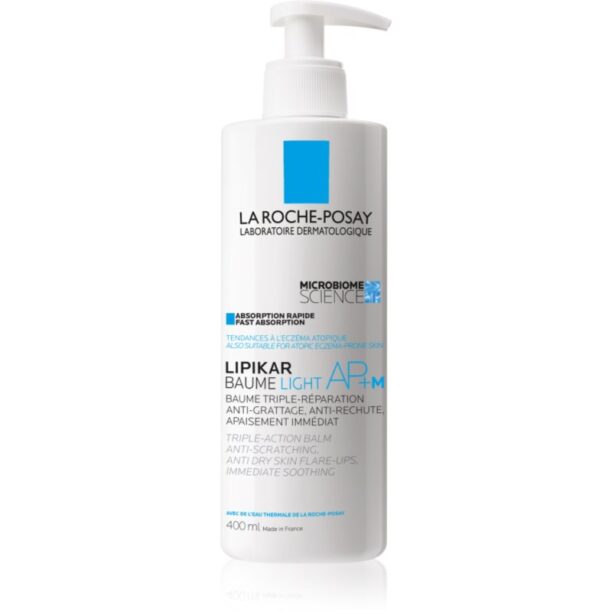 La Roche-Posay Lipikar Baume AP+M Light balsam de corp light pentru piele uscata si sensibila 400 ml