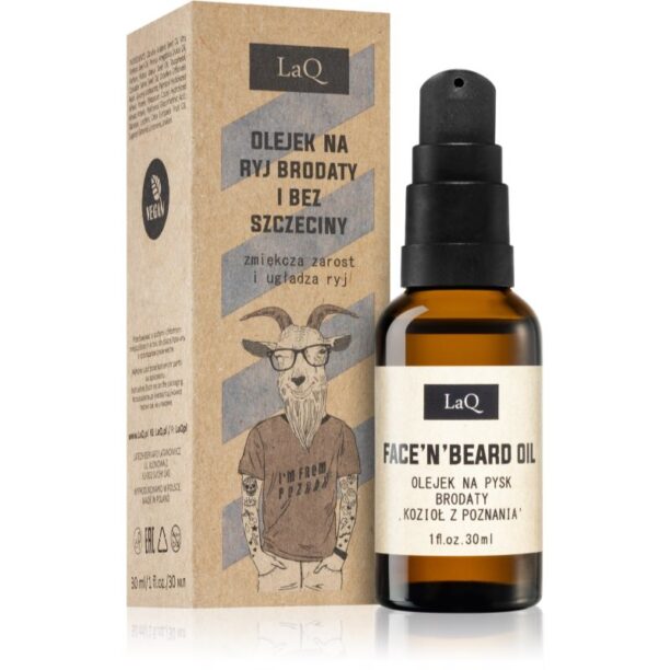 Cumpăra LaQ Goat From Poznaň ulei pentru față și barbă 30 ml