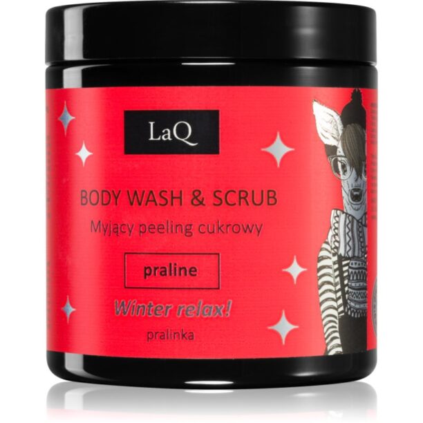 LaQ Praline exfoliant de curățare pentru corp 220 g