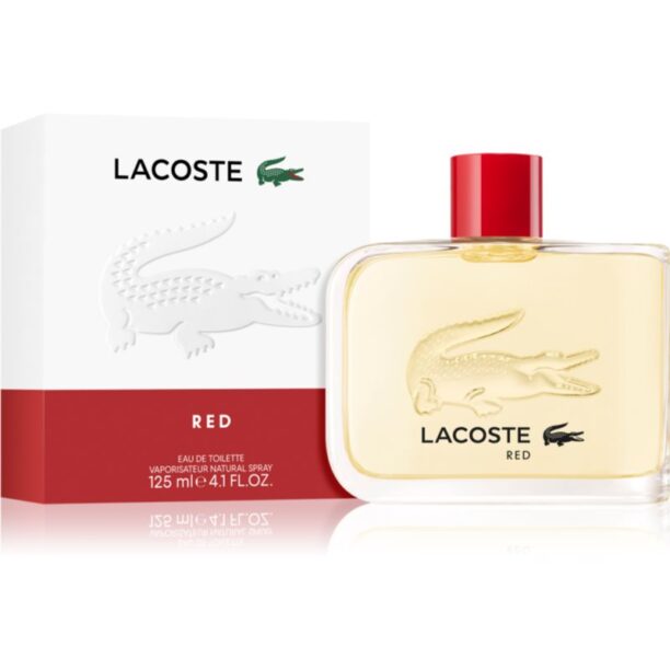 Cumpăra Lacoste Red Eau de Toilette new design pentru bărbați 125 ml