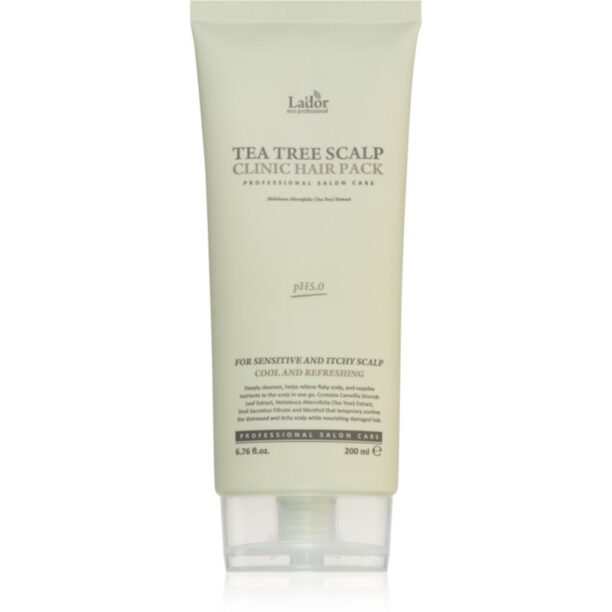 La'dor Tea Tree Scalp Clinic Hair Pack ingrijirea scalpului cu efect calmant 200 ml preţ