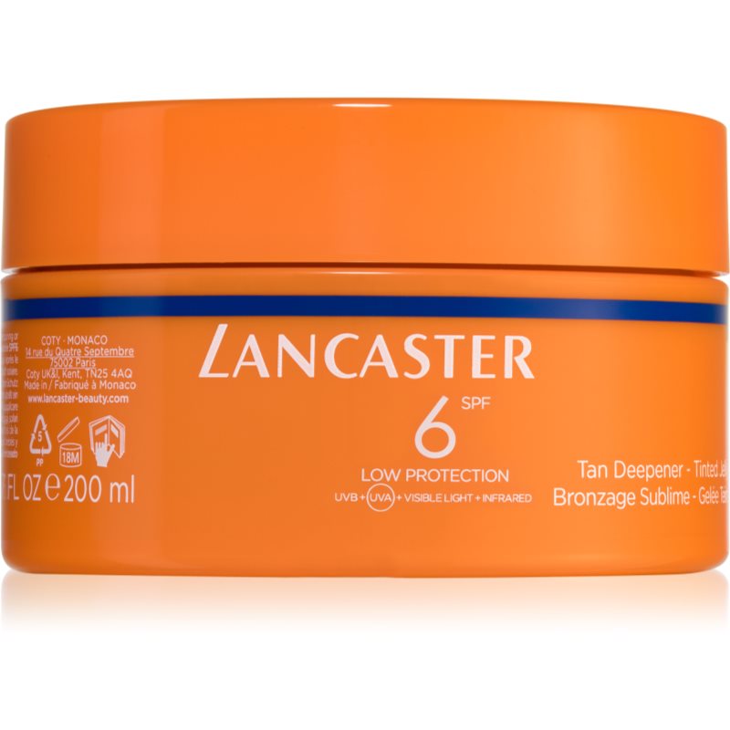 Lancaster Sun Beauty Tan Deepener gel protector colorant SPF 6 200 ml preţ
