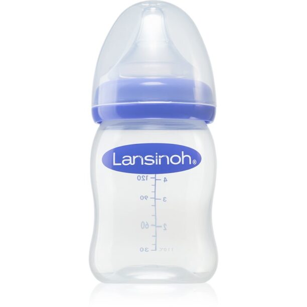 Lansinoh NaturalWave biberon pentru sugari Slow 160 ml