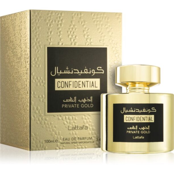 Cumpăra Lattafa Confidential Private Gold Eau de Parfum unisex 100 ml