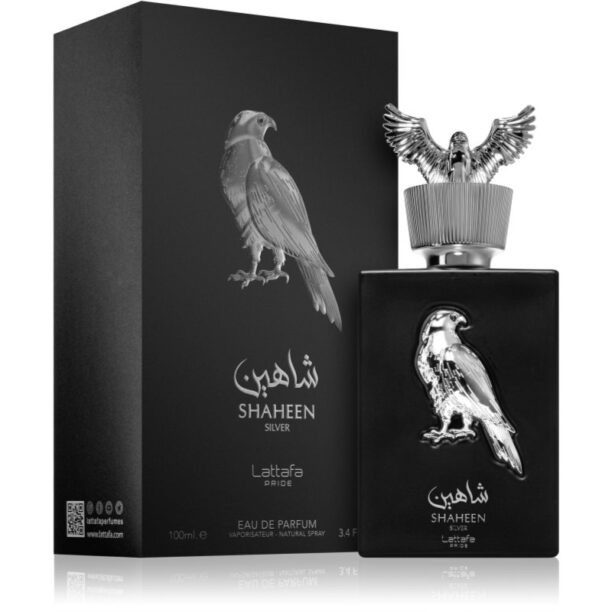 Cumpăra Lattafa Pride Shaheen Silver Eau de Parfum pentru bărbați 100 ml