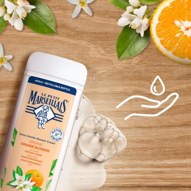 Cumpăra Le Petit Marseillais Orange Blossom Bio gel cremos pentru dus 400 ml