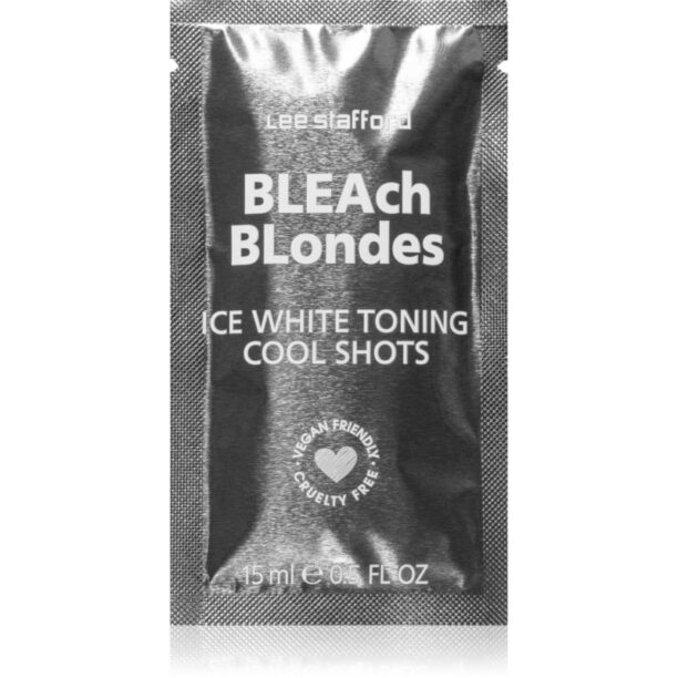 Lee Stafford Bleach Blondes Ice White tratament intensiv pentru părul blond şi gri 4x15 ml preţ