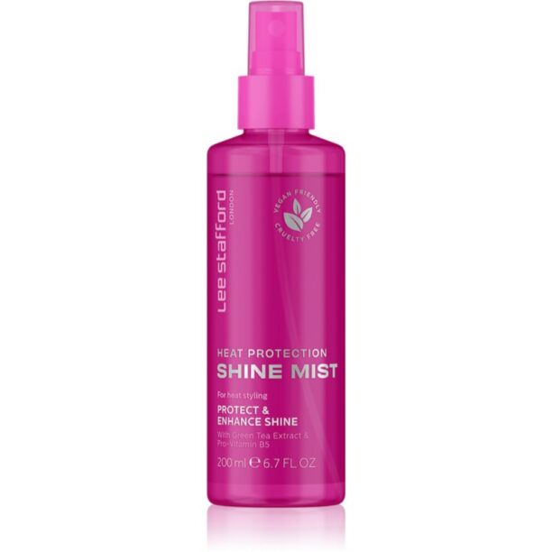 Lee Stafford Styling Heat Protection Shine Mist spray pentru protecția termică a părului 200 ml preţ