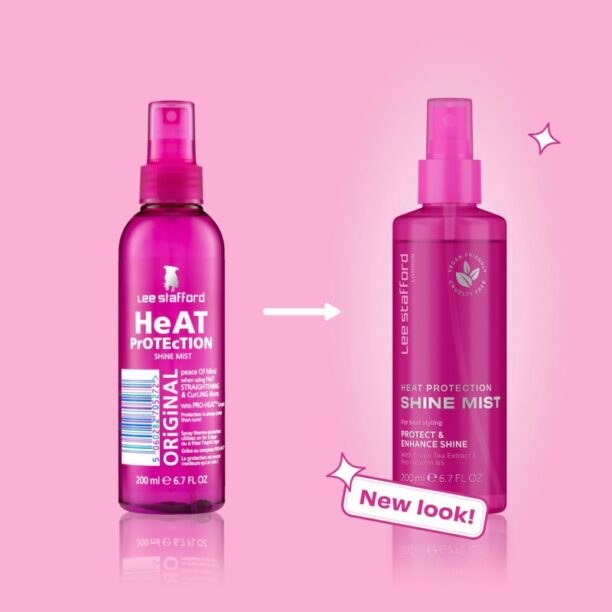 Cumpăra Lee Stafford Styling Heat Protection Shine Mist spray pentru protecția termică a părului 200 ml