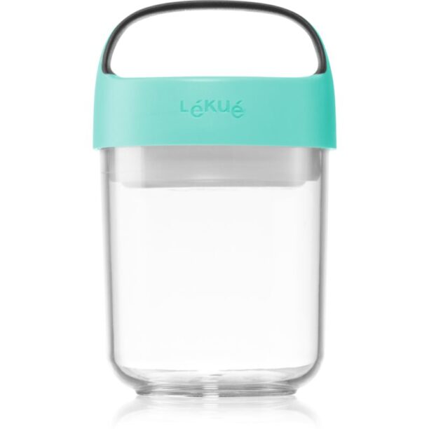 Lékué Jar To Go caserolă de mâncare mic culoare Turquoise 400 ml preţ