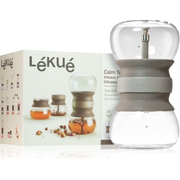 Cumpăra Lékué Tea Infuser ceainic din sticlă cu infuzor culoare Brown 500 ml