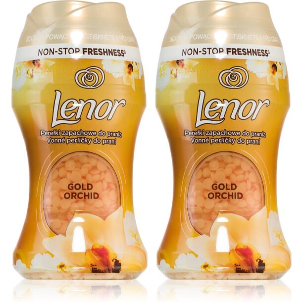 Lenor Gold Orchid perle parfumate pentru 2x140 g preţ