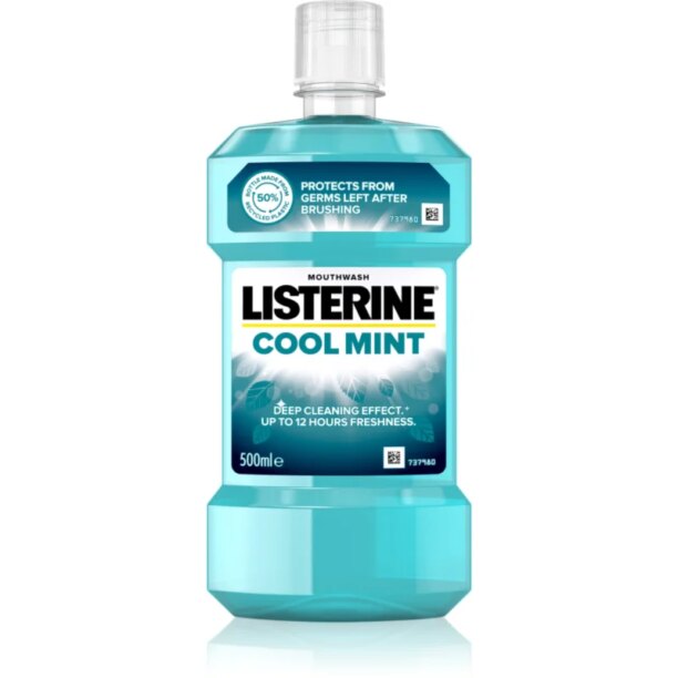 Listerine Cool Mint apă de gură pentru o respirație proaspătă 500 ml preţ