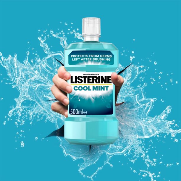 Cumpăra Listerine Cool Mint apă de gură pentru o respirație proaspătă 500 ml