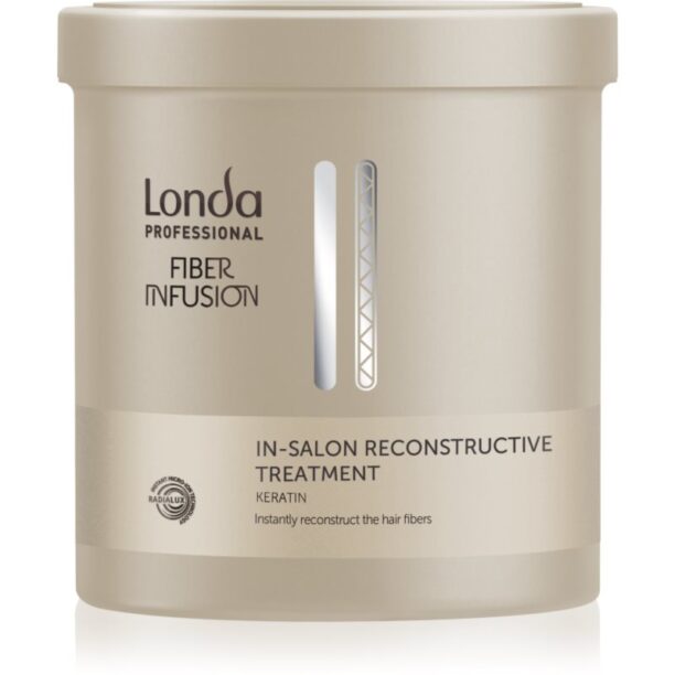 Londa Professional Fiber Infusion In-Salon Reconstructive Treatment mască regeneratoare pentru părul deteriorat cu keratina 750 ml preţ