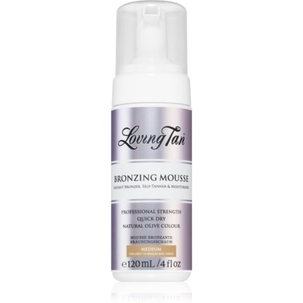 Loving Tan Bronzing Mousse spuma autobronzanta culoare Medium 120 ml preţ