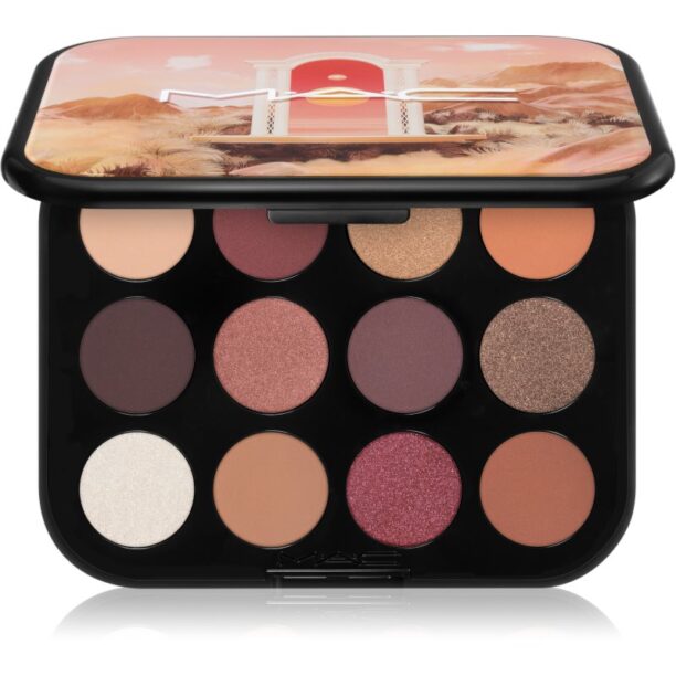 MAC Cosmetics Connect In Colour Eye Shadow Palette 12 shades paletă cu farduri de ochi culoare Future Flame 12