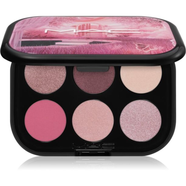 MAC Cosmetics Connect In Colour Eye Shadow Palette 6 shades paletă cu farduri de ochi culoare Rose Lens 6