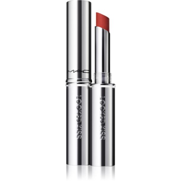 MAC Cosmetics Locked Kiss 24h Lipstick ruj cu persistență îndelungată cu efect mat culoare Extra Chili 1