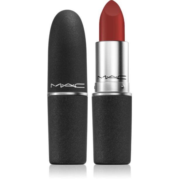 MAC Cosmetics Powder Kiss Lipstick ruj mat culoare Dubonnet Buzz 3 g preţ