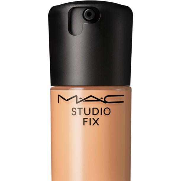 Original MAC Cosmetics Studio Fix Fluid SPF 15 24HR Matte Foundation + Oil Control machiaj cu efect matifiant SPF 15 culoare NC18 30 ml