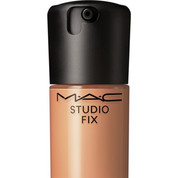 Original MAC Cosmetics Studio Fix Fluid SPF 15 24HR Matte Foundation + Oil Control machiaj cu efect matifiant SPF 15 culoare NC27 30 ml