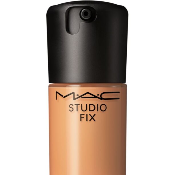 Original MAC Cosmetics Studio Fix Fluid SPF 15 24HR Matte Foundation + Oil Control machiaj cu efect matifiant SPF 15 culoare NC40 30 ml