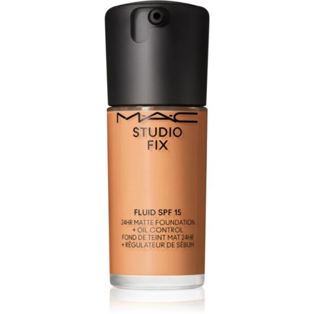 MAC Cosmetics Studio Fix Fluid SPF 15 24HR Matte Foundation + Oil Control machiaj cu efect matifiant SPF 15 culoare NC42 30 ml preţ