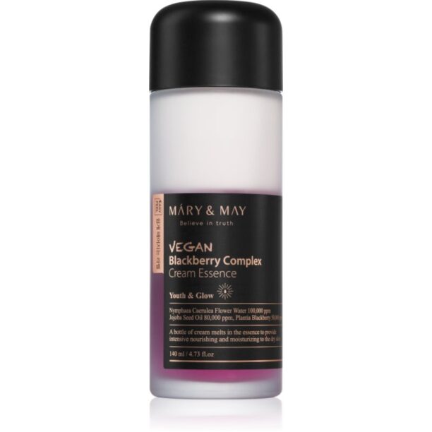 MARY & MAY Blackberry Complex Cream Essence esență hidratantă concentrată pentru piele sensibilă 140 ml