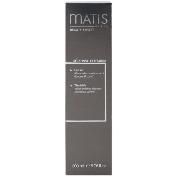 Original MATIS Paris Réponse Premium lapte pentru curatare pentru toate tipurile de ten 200 ml