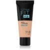 MAYBELLINE NEW YORK Fit Me! Matte+Poreless machiaj mat pentru piele normală și grasă culoare 118 Nude 30 ml