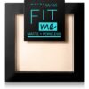 MAYBELLINE NEW YORK Fit Me! Matte+Poreless pudra matuire culoare 105 Natural Ivory 9 g