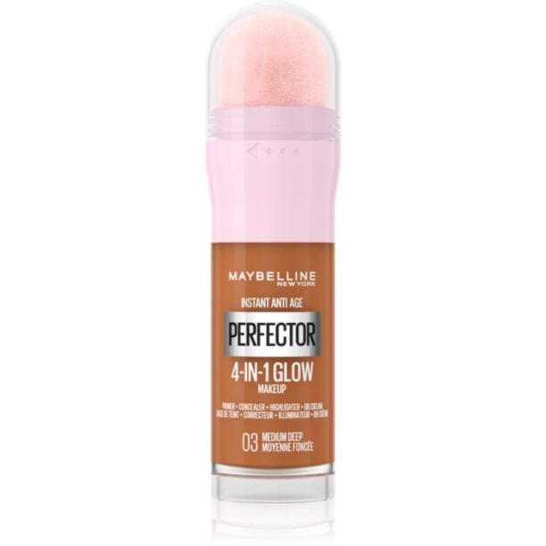 MAYBELLINE NEW YORK Instant Perfector 4-in-1 machiaj de stralucire pentru un look natural culoare 03 Medium Deep 20 ml preţ