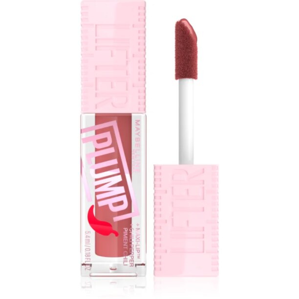 MAYBELLINE NEW YORK Lifter Plump lip gloss cu efect de crestere culoare 005 Peach Fever 5.4 ml preţ