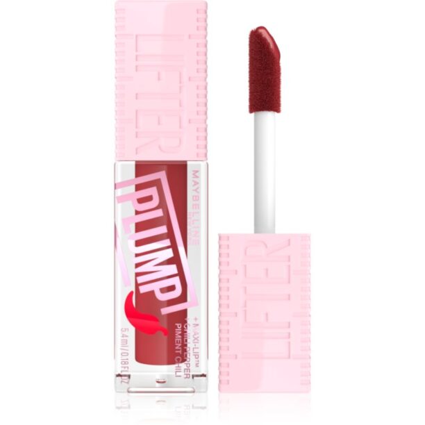 MAYBELLINE NEW YORK Lifter Plump lip gloss cu efect de crestere culoare 006 Hot Chili 5.4 ml preţ