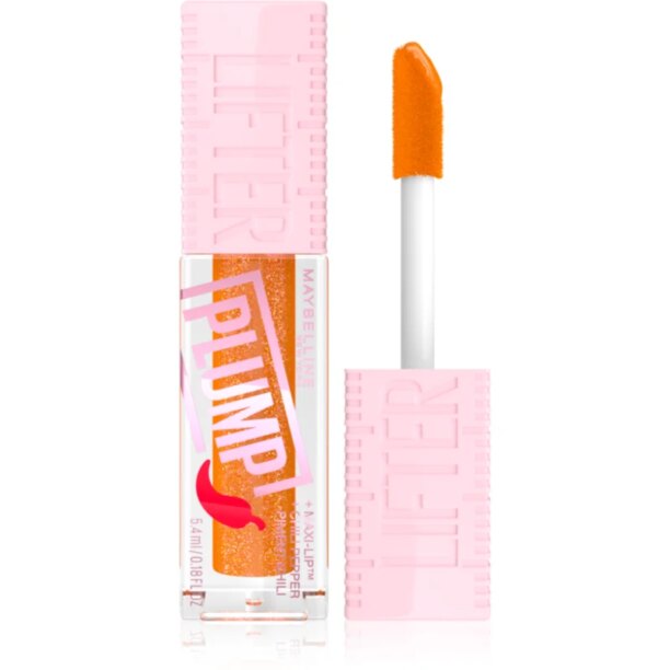 MAYBELLINE NEW YORK Lifter Plump lip gloss cu efect de crestere culoare 008 Hot Honey 5.4 ml preţ