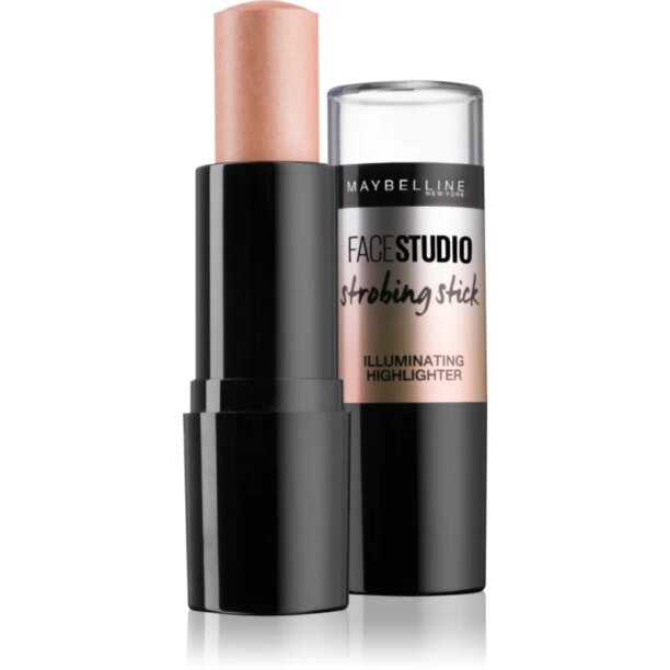 MAYBELLINE NEW YORK Master Strobing iluminator stick culoare 200 Medium - Nude Glow 9 g preţ