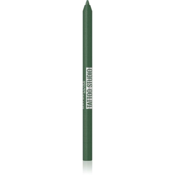 MAYBELLINE NEW YORK Tattoo Liner Gel Pencil gel pentru linia ochilor culoare Hunter Green 1.3 g