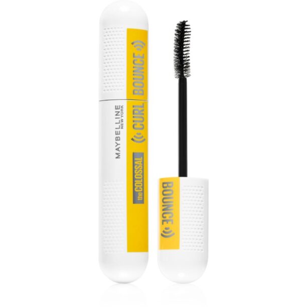 MAYBELLINE NEW YORK The Colossal Curl Bounce mascara pentru volum si curbare culoare 01 - Black 10 ml