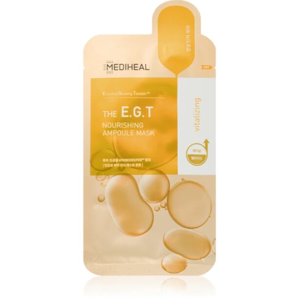 MEDIHEAL Ampoule Mask The E.G.T mască textilă nutritivă cu efect calmant 25 ml