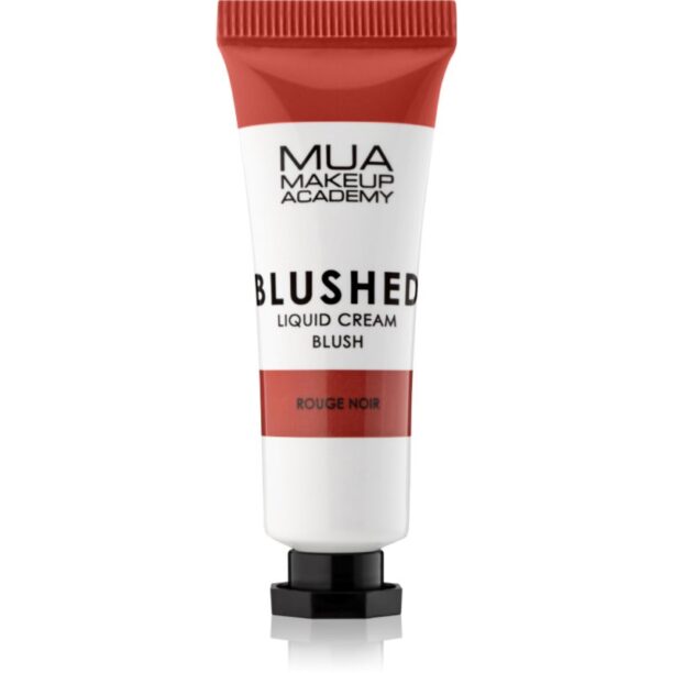 MUA Makeup Academy Blushed Liquid Blusher fard de obraz lichid culoare Rouge Noir 10 ml