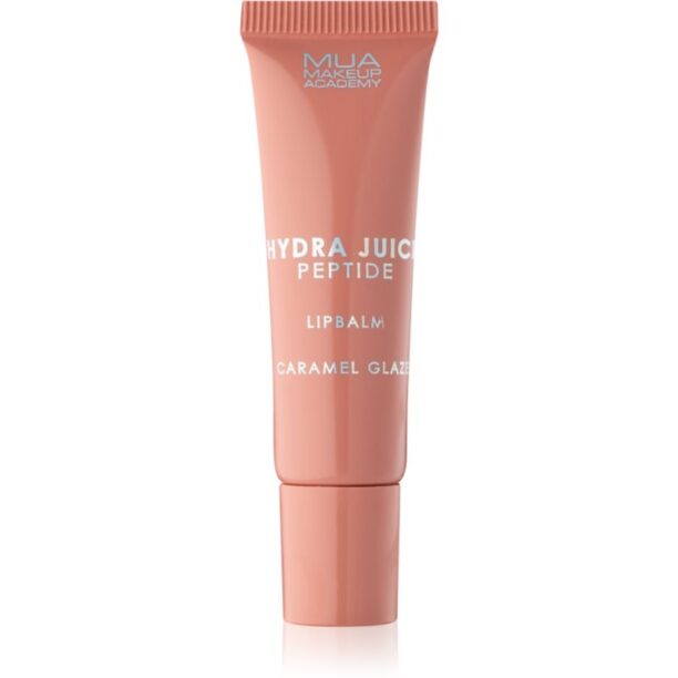 MUA Makeup Academy Hydra-Juice Peptide Balsam de buze hidratant pentru stralucire parfum Caramel Glaze 10 ml preţ